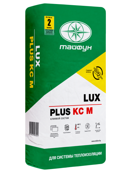 Изображение: состав клеевой полимерминер. кс1 люкс-плюс м (клей для теплоиз. и армир.слоя) (25кг) в #REGION_NAME_DECLINE_PP#