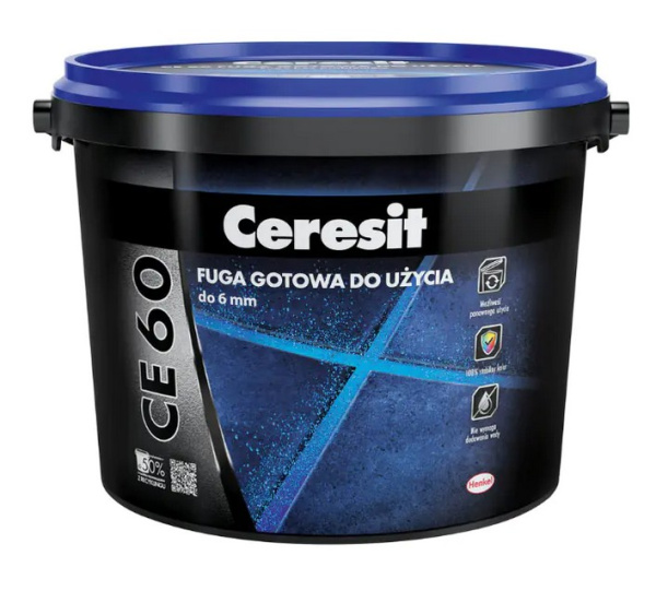 Изображение: фуга ceresit ce 60 серебряно-серая (04) 2кг в Минске