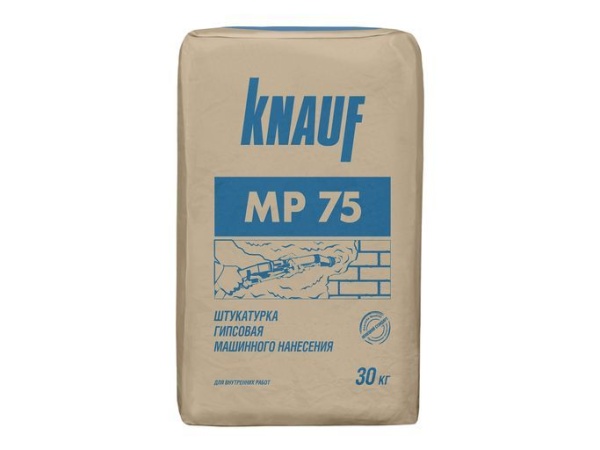 Картинка: штукатурка защ.отд. серая в м  гипсовая 1сс  1,25 "кнауф-мп75"  30кг (1пд/40 меш)   рб в #REGION_NAME_DECLINE_PP#