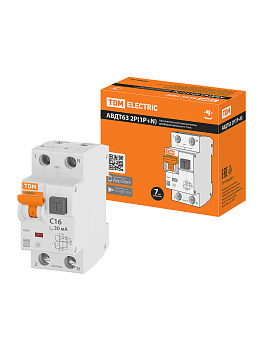 Выключатель авт. дифференциального тока  63 С16 30 мА TDM  в Минске - картинка Картинка: выключатель авт. дифференциального тока  63 с16 30 ма tdm  в Минске