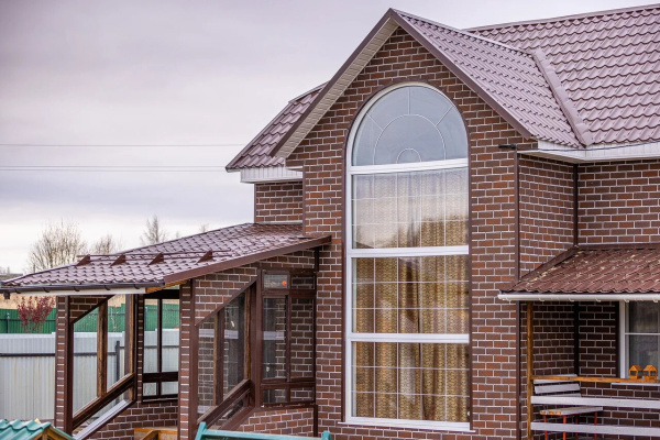 Изображение: плитка фасадная технониколь hauberk баварский кирпич (2 м2/уп) в #REGION_NAME_DECLINE_PP#