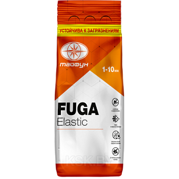 Картинка: фуга серая, внс "тайфун elastic" цвет №035, меш. 2кг в Минске