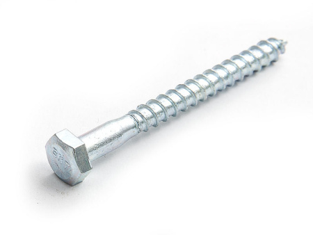 Саморез с 6-гранной головкой 8х140 острый, оцинк (с этик. 1шт) Саморез с 6-гранной головкой 8х140 острый, оцинк (с этик. 1шт)