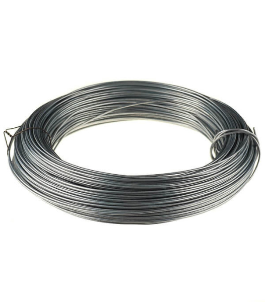 Проволока стальная оцинкованная д.0,8мм, т/о М5 (бухта/5кг) в Минске - изображение Изображение: проволока стальная оцинкованная д.0,8мм, т/о м5 (бухта/5кг) в Минске