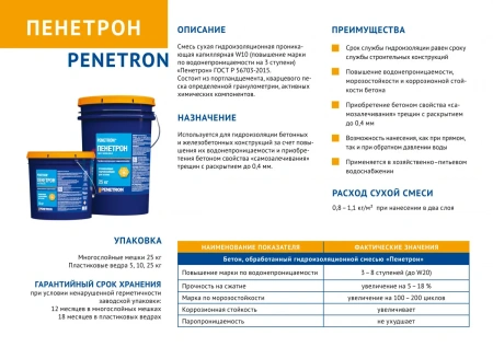 Пенетрон ( ведро 5кг) в Минске - изображение Изображение: пенетрон ( ведро 5кг) в Минске