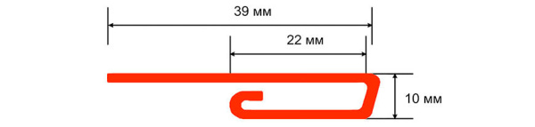 Изображение: профиль финишный тн оптима, жасмин, 3м в #REGION_NAME_DECLINE_PP#