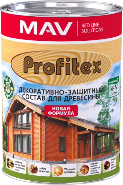 Состав PROFITEX декоративно-защитный для древесины грецкий орех 3л (2,2кг)  в Минске - изображение Изображение: состав profitex декоративно-защитный для древесины грецкий орех 3л (2,2кг)  в Минске