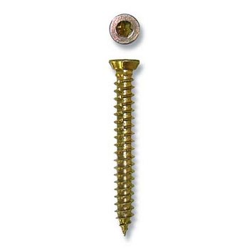 Шуруп по бетону 7.5х152мм желтый цинк, T30 (упак/70шт)т.м.STARFIX 