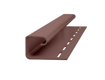 J профиль ТН ОПТИМА, каштан, 3м  в Минске - картинка Картинка: j профиль тн оптима, каштан, 3м  в Минске