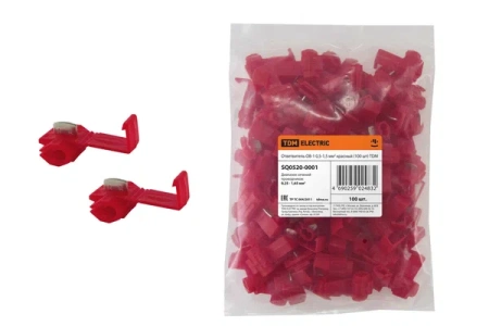 Ответвитель ОВ-1 0,5-1,5мм2  (красный) (100 шт) TDM  в Минске - изображение Изображение: ответвитель ов-1 0,5-1,5мм2  (красный) (100 шт) tdm  в Минске