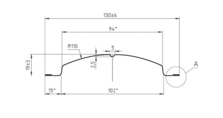 Изображение: штакетник "европланка-свитязь" 130-пэ-ral 8017/8017 х 1,5 в Минске