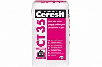 Штукатурка защитно-отделочная полименирал. белая . Ceresit CT36 ("структурная") в Минске - картинка Картинка: штукатурка защитно-отделочная полименирал. белая . ceresit ct36 ("структурная") в Минске