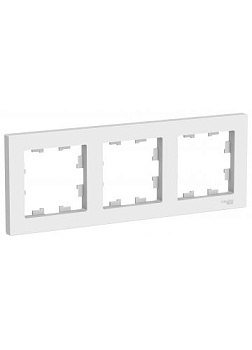 Рамка AtlasDesign 3-пост, (белый) т.м.Schneider Electric в Минске - картинка Картинка: рамка atlasdesign 3-пост, (белый) т.м.schneider electric в Минске