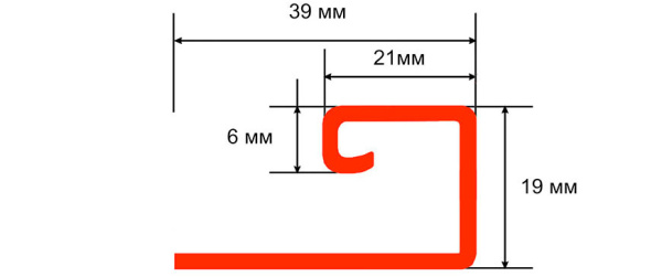 J профиль ТН ОПТИМА, каштан, 3м  в Минске - изображение Изображение: j профиль тн оптима, каштан, 3м  в Минске