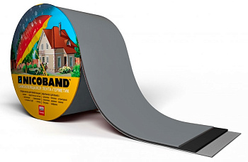 Картинка: лента герметизирующая  10смх3м самоклеящаяся nicoband (темно-серая) в Минске