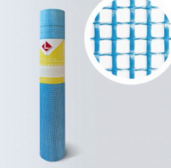 Картинка: стеклосетка  mini 160 синяя lihtar, яч. 5х5.; 1х25м в Минске