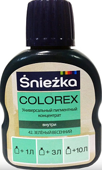 Картинка: красители colorex №42 (зеленый весенний) 0.10л в Минске