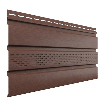 Изображение: софит тн оптима, частично перфорированный, каштан, 3м в Минске