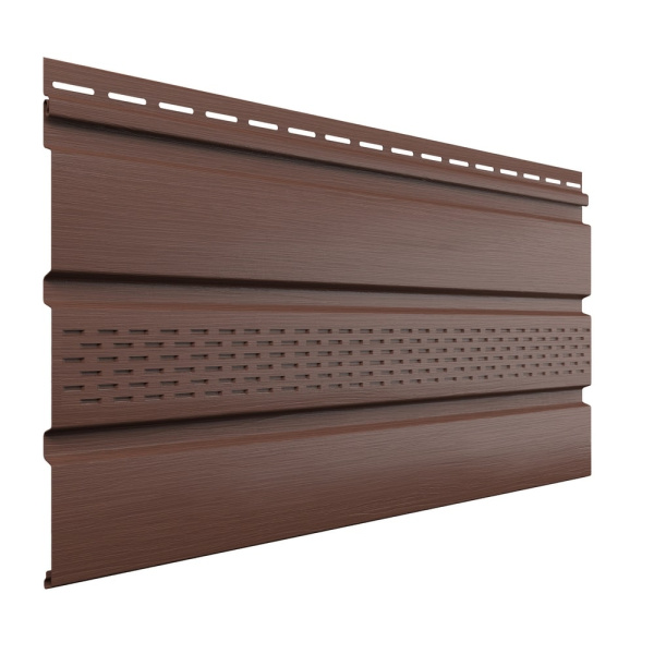 Изображение: софит тн оптима, частично перфорированный, каштан, 3м в #REGION_NAME_DECLINE_PP#