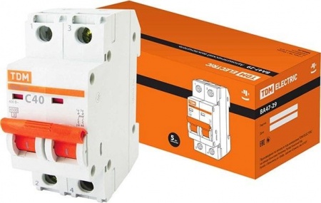 Выключатель авт. ВА 47-29  2Р 40А   в Минске - изображение Изображение: выключатель авт. ва 47-29  2р 40а   в Минске