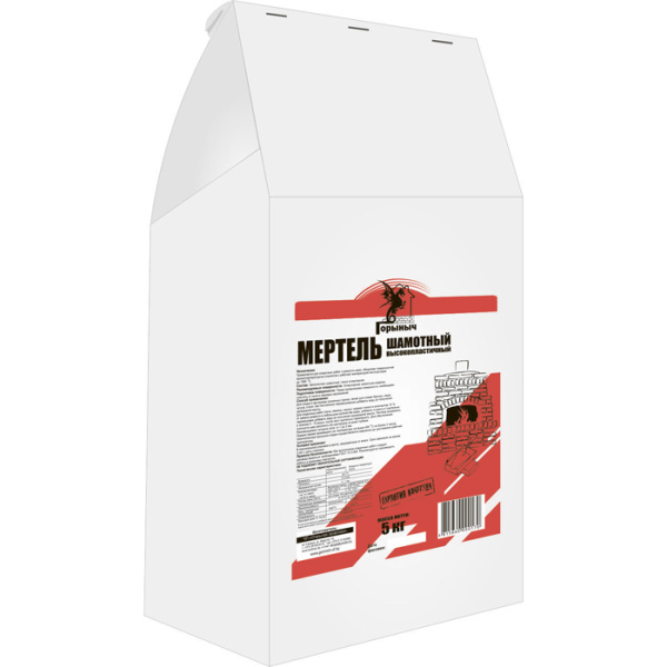 Изображение: мертель шамотный высокопластичный горыныч мш-28, 5кг в #REGION_NAME_DECLINE_PP#