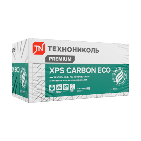 Изображение: экструзионный пенополистирол технониколь carbon eco 1180х580х50-l  в Минске