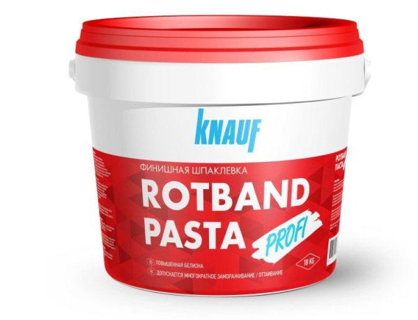 Изображение: финишная шпатлевка ротбанд паста профи 18кг в #REGION_NAME_DECLINE_PP#
