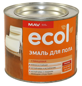 Эмаль для интерьеров и фасадов ecolux