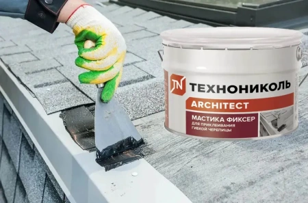 Мастика для гибкой черепицы ТЕХНОНИКОЛЬ  №23 (Фиксер) 3,6кг в Минске - изображение Изображение: мастика для гибкой черепицы технониколь  №23 (фиксер) 3,6кг в Минске
