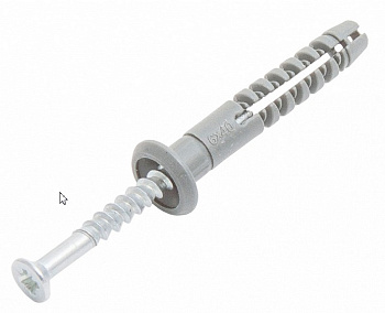 Дюбель-гвоздь 6х80 грибов. п/п, в коробке с окном EKT (упак/100шт) 