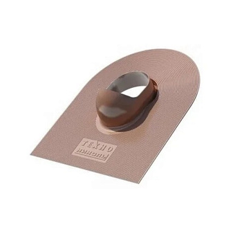 Картинка: проходной элемент технониколь (шинглас), коричневый в Минске