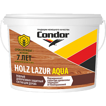 Лак ВД-АК защитно-декоративный «Holz Lazur Aqua» цвет «венге» (ведро 2,5 кг) в Минске - картинка Картинка: лак вд-ак защитно-декоративный «holz lazur aqua» цвет «венге» (ведро 2,5 кг) в Минске
