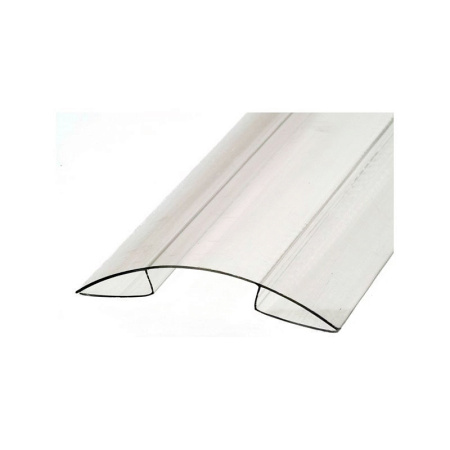 Профиль коньковый 6-8 мм (прозрачный), РФ Профиль коньковый 6-8 мм (прозрачный), РФ