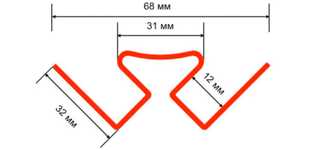 Угол внутренний ТН ОПТИМА, каштан, 3м в Минске - изображение Изображение: угол внутренний тн оптима, каштан, 3м в Минске