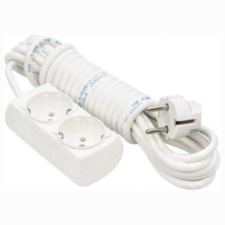 Изображение: удлинитель 2гн2м с/з белый br-1552-2 в Минске