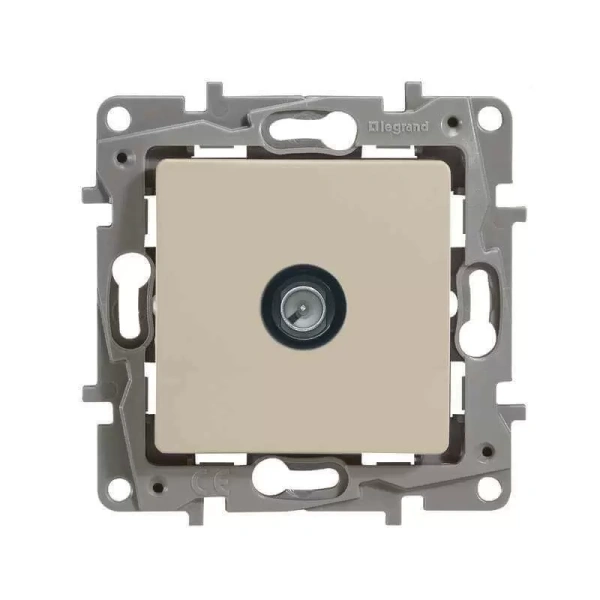 Розетка TV Звезда 2дБ (слоновая кость) Etika в Минске - изображение Изображение: розетка tv звезда 2дб (слоновая кость) etika в Минске