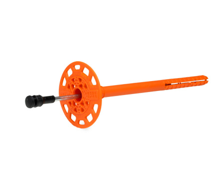 Дюбель тарельчатый 10х140 со стальным гвоздем с термоголовкой DTI-10 (упак/300шт) в Минске - изображение Изображение: дюбель тарельчатый 10х140 со стальным гвоздем с термоголовкой dti-10 (упак/300шт) в Минске