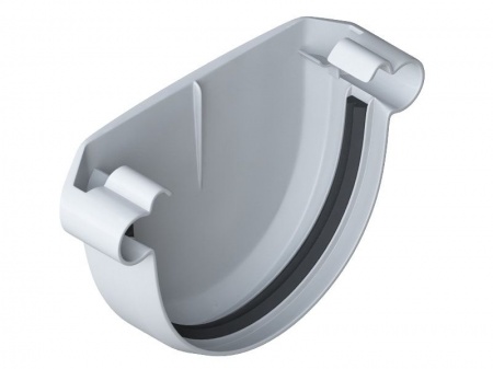 Заглушка желоба POLIVENT ПВХ (белый) (170шт/кор)  в Минске - изображение Изображение: заглушка желоба polivent пвх (белый) (170шт/кор)  в Минске