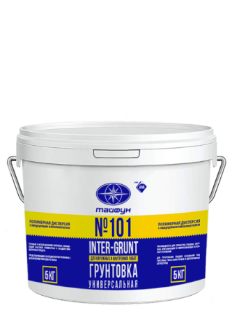 Грунтовка Тайфун-Мастер № 101  "INTER-GRUNT" (5кг) в Минске - изображение Изображение: грунтовка тайфун-мастер № 101  "inter-grunt" (5кг) в Минске