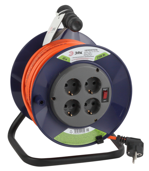 Изображение: удлинитель силовой rp4es-3x1/0-40m на катушке с/з 4гн пвс 3х1 в #REGION_NAME_DECLINE_PP#
