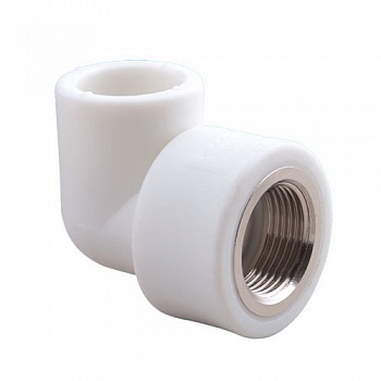 Картинка: угол комбинир. вр 25х3/4 90  (белый) 4404fp (рф) в Минске